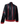 Mens Genuine Leather Jacket Biker Style Black with Red Contrast Slim Fit Casual Jacket - JAC4 - 