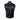 Mens Leather Black Motorcycle Biker Style Vest Waistcoat - B21 - Blk - 