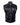 Mens Leather Black Motorcycle Biker Style Vest Waistcoat - B21 - Blk - 