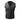 Mens Motorcycle Biker Style Vest Black Leather Waistcoat - B22 - 