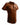 Mens Police Uniform Style Shirt Brown Genuine Leather - Pshs-Brw - 