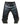 Mens Biker Style Jeans Black Leather Sleek 501 Style Pants Trouser - 501BLK - Leather Addicts - 
