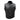 Mens Motorcycle Bikers Vest Black Crocodile Print Leather Waistcoat Jacket - B4-CROC-BLK - Leather Addicts - 
