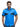 Mens Police Uniform Style Blue Shirt Genuine Leather - (Pshs-Blu-Blk)