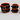 Black With Orange Piping Leather Bondage Restraint Set