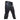 Mens Biker Style Jeans Black Leather Sleek 501 Style Pants Trouser - 501BLK