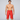 PANTALONES CORTOS CARGO DE COMBATE PARA HOMBRE DE CUERO ROJO AUTÉNTICO - CARGO1 - ROJO 