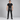 Pantalon en jean style 501 imprimé crocodile en cuir noir pour homme Bikers Club