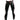MENS BONDAGE TROUSERS BLACK RED WHITE LEATHER HEAVY DUTY