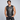 Gilet de motard pour homme en cuir véritable noir avec poches à rabat – B3