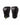 Unisex Black Leather Fist Mitts Gloves Sexy Padded Lined Bondage - Mitts2 - 