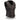 Women Bikers Waistcoat Black Leather Vest Front Press Studs  - W2 - 