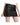 Women Black Cow Leather Mini Skirt - SK2 - BLK - 