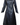 Women Real Leather Black Coat Genuine Trench Classic Steampunk Goth Style Coat JT31 - 