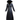 Women Real Leather Black Coat Genuine Trench Classic Steampunk Goth Style Coat JT31 - 