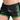 Mens Black Leather Pride Shorts