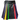Mens Leather Rainbow Pride Flat Front Kilt