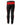 mens motorcycle bikers black with red stripes leather pants jeans trouser - j5-red - 