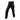 Mens Biker Jeans Black Leather One Panel Police Style Pants – (J2–WHT)
