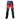 Mens New Style Black & Red Cow Leather Front & Side Laced Biker Trousers Pants - SLJ2