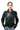Women Biker Motorcycle Style Jacket Black Sheep Leather Designers Jacket - ELF39